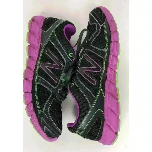 New Balance Running Shoes womens size US 8B 750 v1 W750BK1 black orchid - Picture 7 of 10